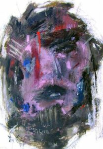 Portrait von Herrn ... 70 x 50cm 2005 | Reinhard Stammer | reinhard-stammer.com